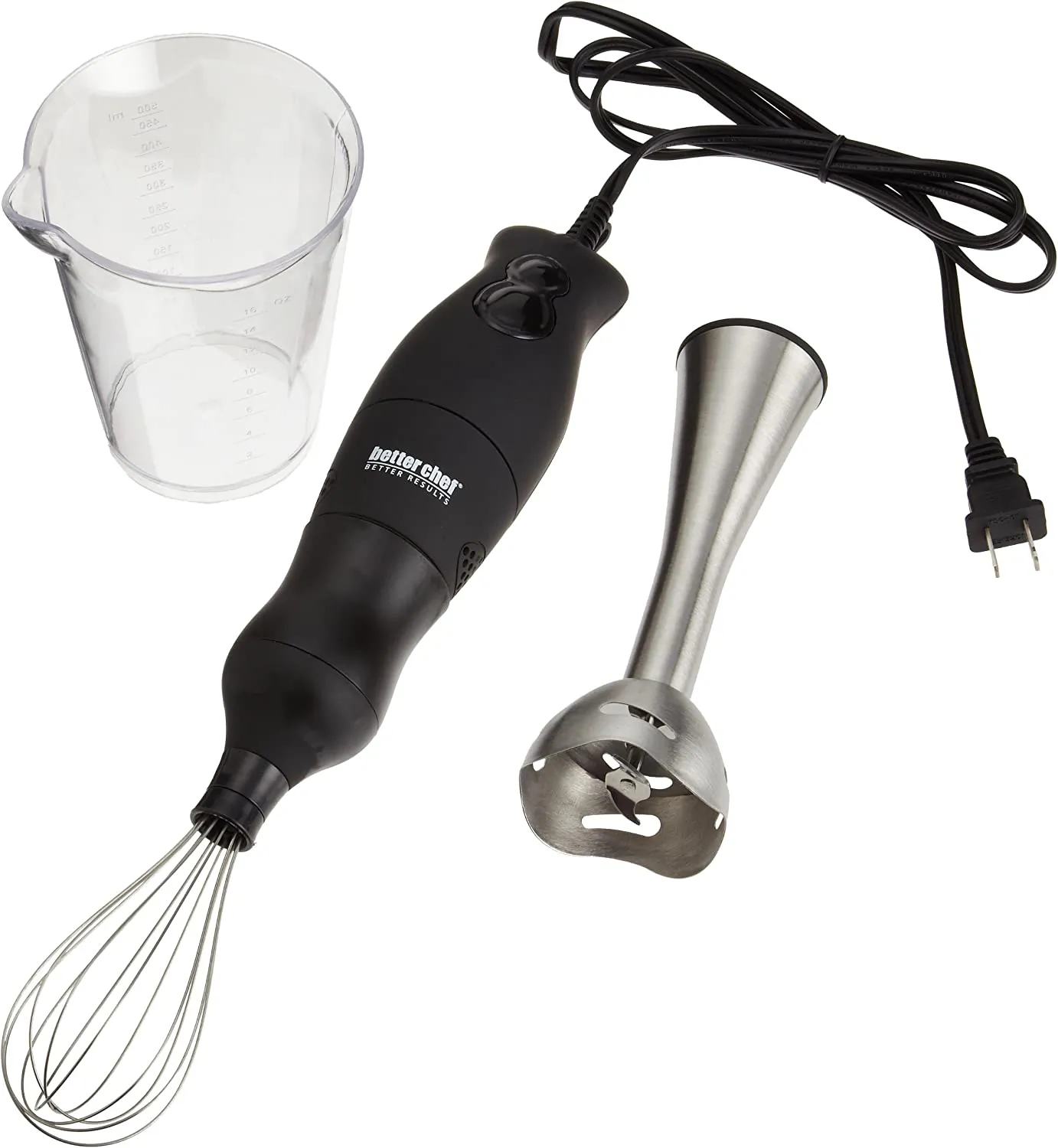 BETTER CHEF IM-806BK — Better Chef DualPro Handheld Immersion Blender / Hand Mixer in Black