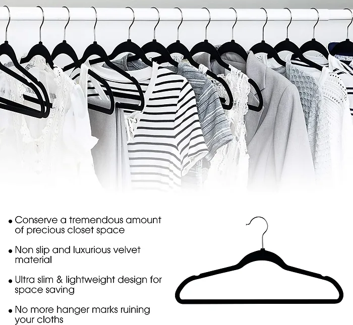 ELAMA-HANGER50PIECEBLACK