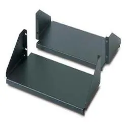 APC - Schneider Electric AR8422 — APC by Schneider Electric 2-Post Rack Double-Sided Shelf - 3U Rack Height - Rack-mountable - Black - 250.53 lb Static/Stationary Weight Capacity