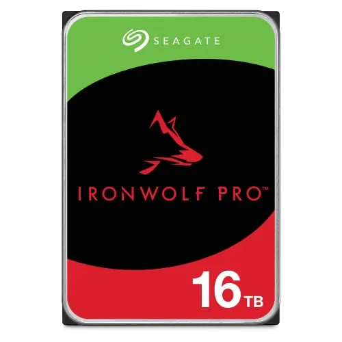 SEAGATE ST16000NT001 - 16TB IronWolf Pro NAS for Enterprise Storage Solutions