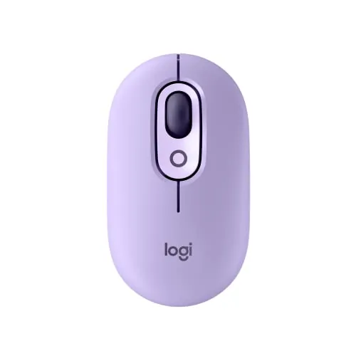 Logitech 910-006624 — POP MOUSE WITH EMOJI - COSMOS_LAVENDER