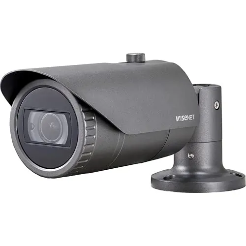 Hanwha QNO-8080R — 5MP Outdoor Vandal Bullet Camera with Motorized Lens