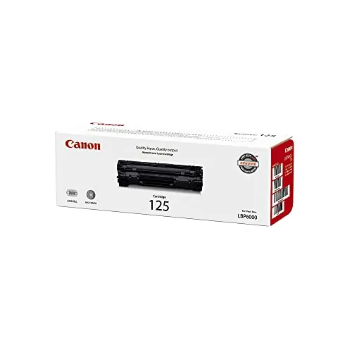 CANON 3484B001AA — CANON CARTRIDGE 125 BLACK TONER FOR CANON IMAGECLASS LBP6000 AND LBP6030W CR