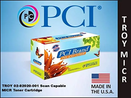 PCI 0282020001-PCI — PCI REMAN HP 81A CF281A TROY 02-82020-001 SCAN CAPABLE MICR TONER CARTRIDGE 1050