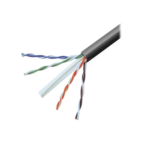Belkin A7L704-500-BLK — CAT6 Solid PVC Bulk Cable - 4 Pair 24AWG, 500ft, Black