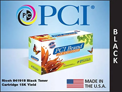 PCI 841918-PCI — PCI BRAND RICOH LANIER SAVIN 841918 (RICOH 841925) BLACK TONER CARTRIDGE 15000 P