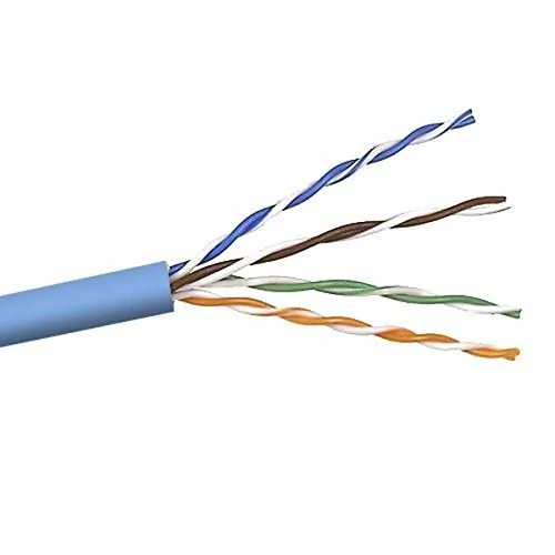 Belkin A7J304-1000-BLU — BULK CABLE - UNSHIELDED TWISTED PAIR (UTP) - BARE WIRE RIGHT CONNECTOR - BARE WI