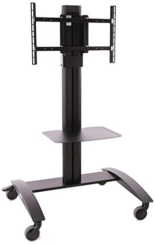 PEERLESS SR560M — Peerless SR560M Universal 32in-60in Flat Panel Cart With Metal Shelf Black SR560M/BK