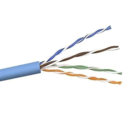 Belkin A7L504-1000-BLU — NETWORK CABLE/BARE WIRE (M)/BARE WIRE (M)- THIS CABLE CONSISTS OF EIGHT SOLID 24