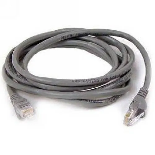 Belkin A3L980-60-S — Belkin RJ45 Category 6 Snagless Patch Cable - Category 6 Network Cable - First End: 1 x RJ-45 - Male - Second End: 1 x RJ-45 - Male - Patch Cable - Gray