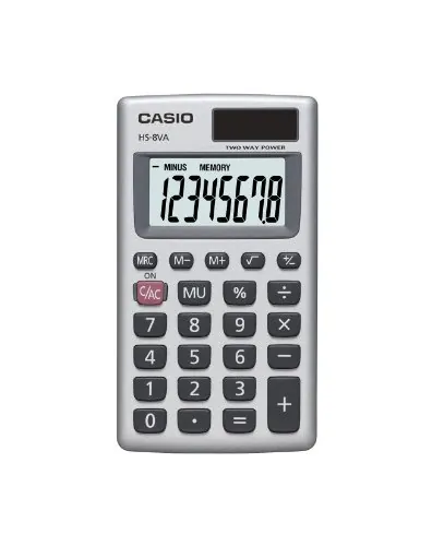 Casio HS-8VA - Casio, HS-8VA, Basic Handheld Calculator