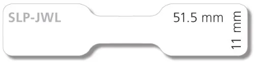 SEIKO SLP-JWL — WHITE - LABEL WIDTH: 2 1/32 LABEL LENGTH: 7/16 - WORKS WITH SLP620, SLP650, AND