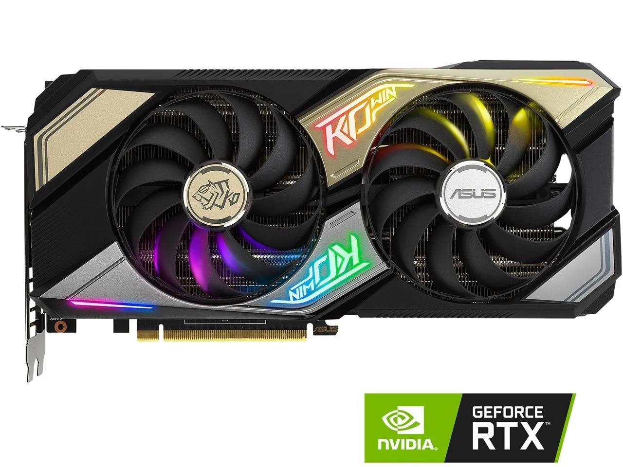 ASUS KO-RTX3060TI-O8G-V2-GAMIN — 8GB Asus Ko GeForce RTX 3060 TI V2 OC Edition LHR PCI-E KO-RTX3060TI-O8G-V2-GAMING Gaming Graphics Card