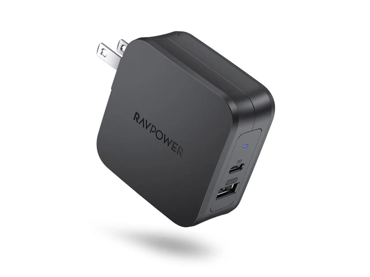 RAVPOWER RP-PC105-US - GaN 61W USB-C Power Adapter Fast Wall Charger