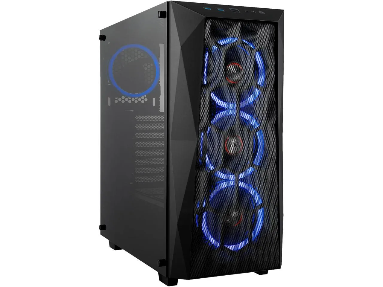 Rosewill SPECTRA X-BLUE - Rosewill SPECTRA X-Blue ATX Mid Tower Gaming Case