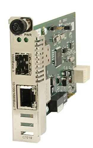 Lantronix C3210-1040 — MEDIA CONVERTER- 10/100/1000BASE-T TO 1000BASE-X, SFP