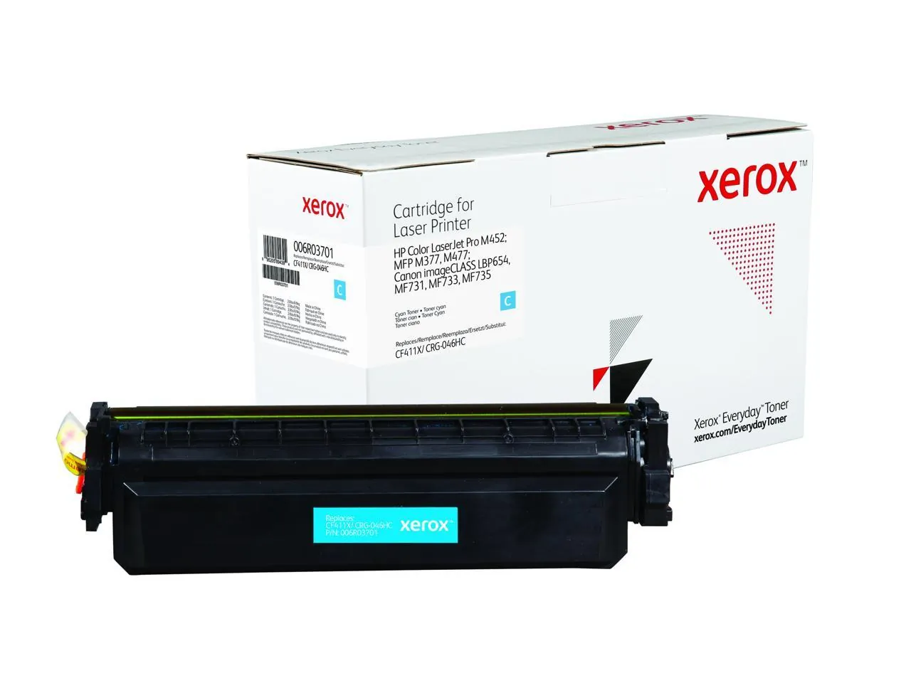 XEROX XER006R03701 — High Yield Cyan Toner Cartridge for HP Printers