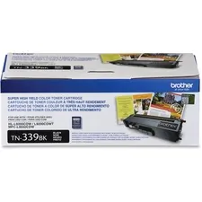 Brother TN339BK — Brother TN339BK Super High Yield Black Toner Cartridge - Laser - Super High Yield - 6000 Pages - Black - 1 Each