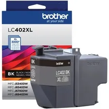 Brother LC402XLBKS — LC402XLBK HIGH YIELD BLACK INK CARTRIDG