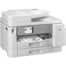 Brother MFC-J5955DW — Brother INKvestment Tank MFC MFC-J5955DW Wireless Inkjet Multifunction Printer - Color - Copier/Fax/Printer/Scanner - 30 ppm Mono/30 ppm Color Print - 1200 x 4800 dpi Print - Automatic Duplex Print - Color Flatbed/CIS Scanner - 1200 dpi Optical Scan - Color Fax - Ethernet Ethernet - Wireless LAN - Near Field Communication (NFC), Apple AirPrint, Mopria, Wi-Fi Direct - USB - 1 Each - For Plain Paper Print