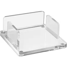 KANTEK AD105 - HOLDS STANDARD 3 X 3 MEMO PADS, HEAVY CAST CLEAR POLISHED AC