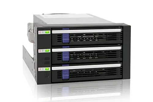 Icy Dock MB153SP-B — ICY DOCK Storage MB153SP-B 3x3.5inch SATA 2x5.25inch Bay Hot-Swap HDD Backplane Retail