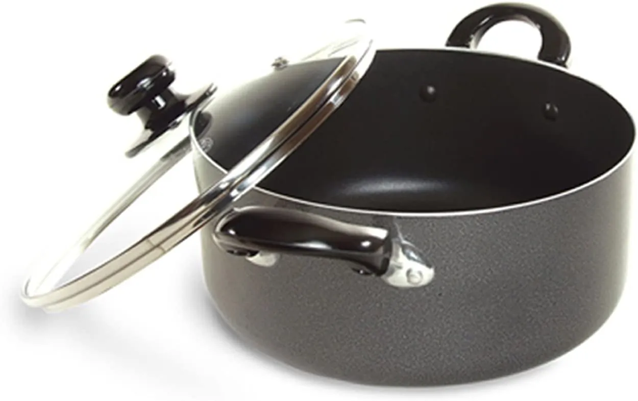 BETTER CHEF D401S - Better Chef 4-Quart Heavy-Gauge Aluminum Dutch Oven with Gla