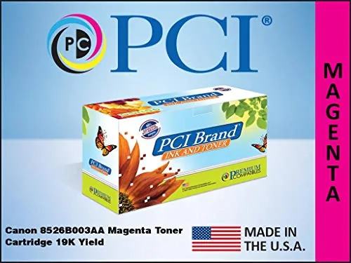 PCI 8526B003AA-PCI — PCI BRAND CANON GPR-53 GPR53 8526B003 MAGENTA TONER CARTRIDGE 19000 PAGE YIELD,