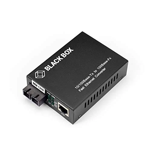 BLACK BOX CORPORATION LHC211A — EASILY CONVERT BASE-TX TO BASE-FX-TP.