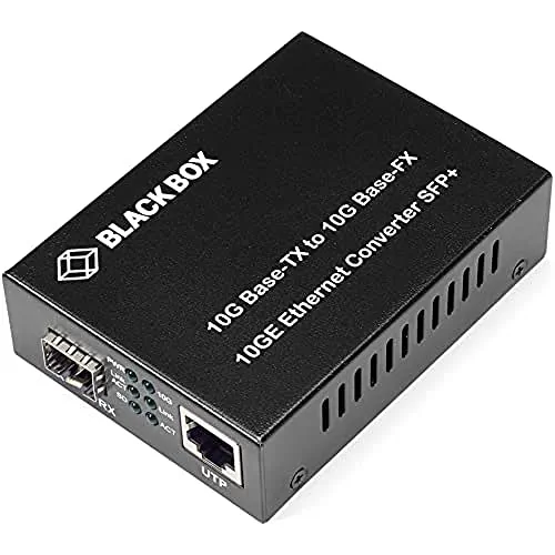 BLACK BOX CORPORATION LGC220A — 10-GIGABIT (10-GBPS) MEDIA CONVERTER - 10-GBPS COPPER TO 10-GBPS FIBER SFP+