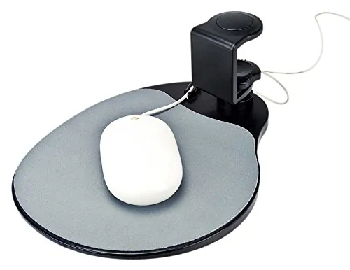 ERGOGUYS UM003B — AIDATA UNDER DESK SWIVEL MOUSE PAD BLACK