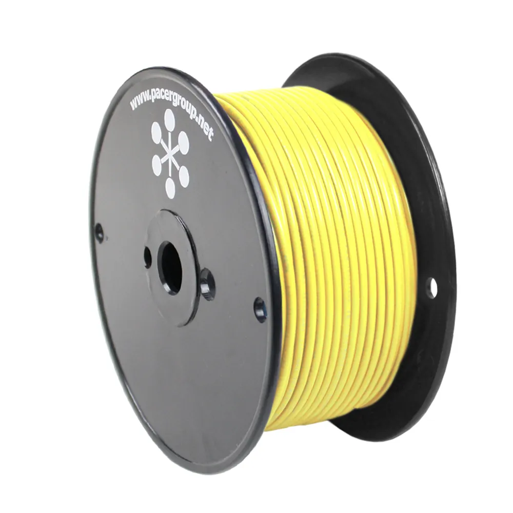 Pacer Group WUL14YL-250 — Durable 14 AWG Yellow Marine Wire - 250 Feet