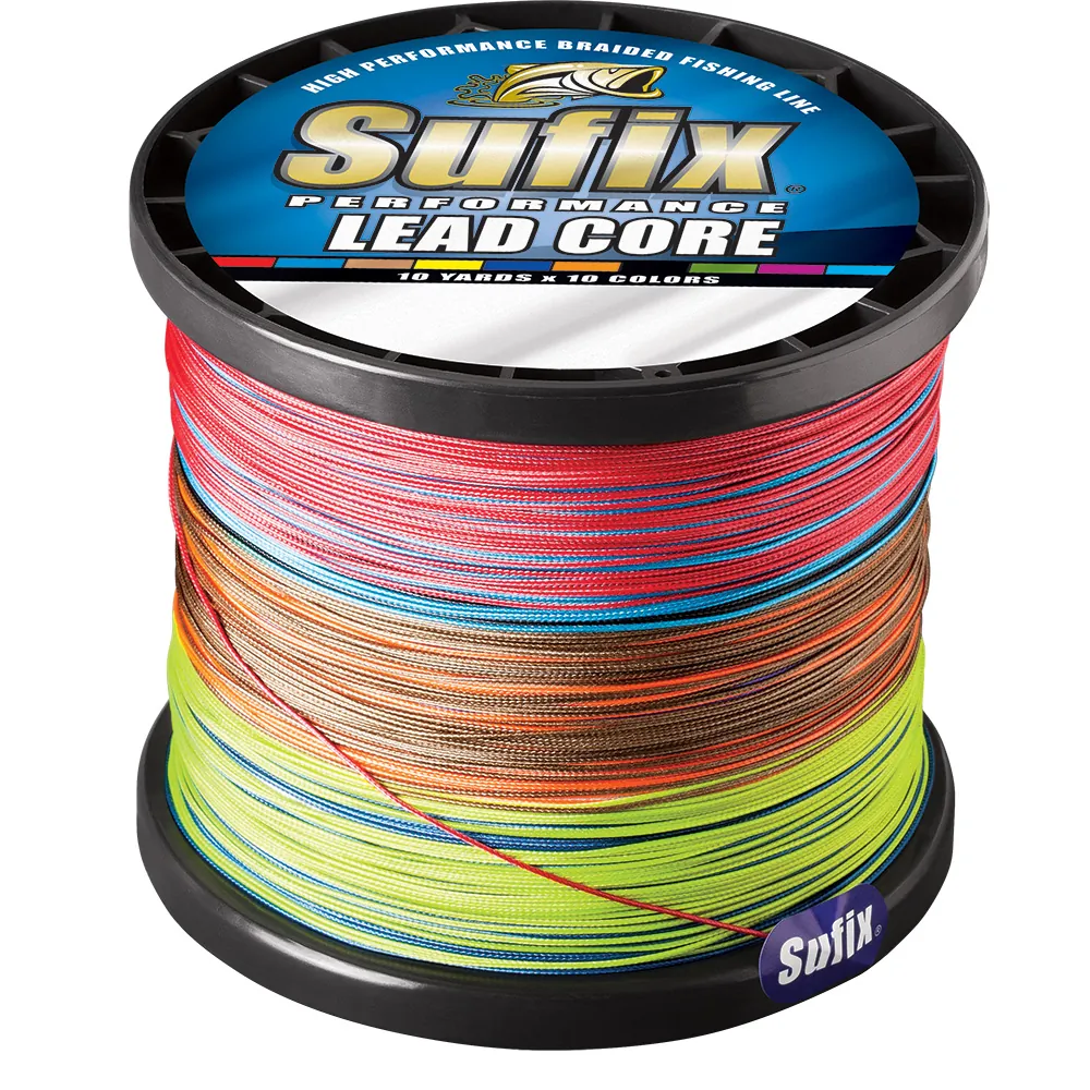 Sufix 668-336MC — Sufix Lead Core Fishing Line - 36lb - 10-Color - 600 yds