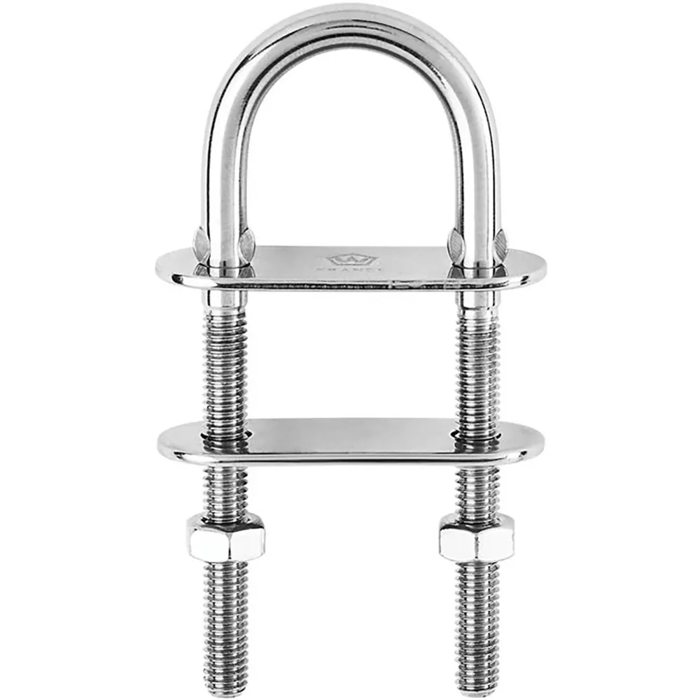 Wichard Marine 06523 — Wichard U-Bolt Pad Eye - 6mm Diameter - 15/64" - 90mm Length - 3-35/64"