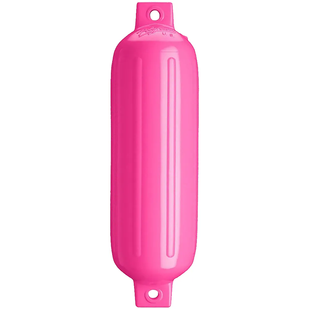 Polyform G-5-PINKWO - Polyform G-5 Twin Eye Fender - Pink 8.8 x 26.8