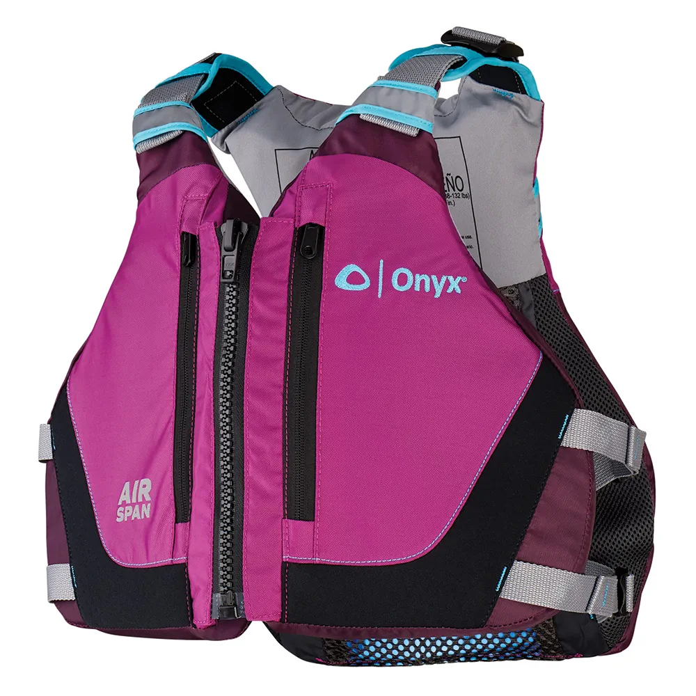 Onyx Outdoor 123000-600-020-23 — Onyx AirSpan Breeze Life Jacket - Purple - XS/SM