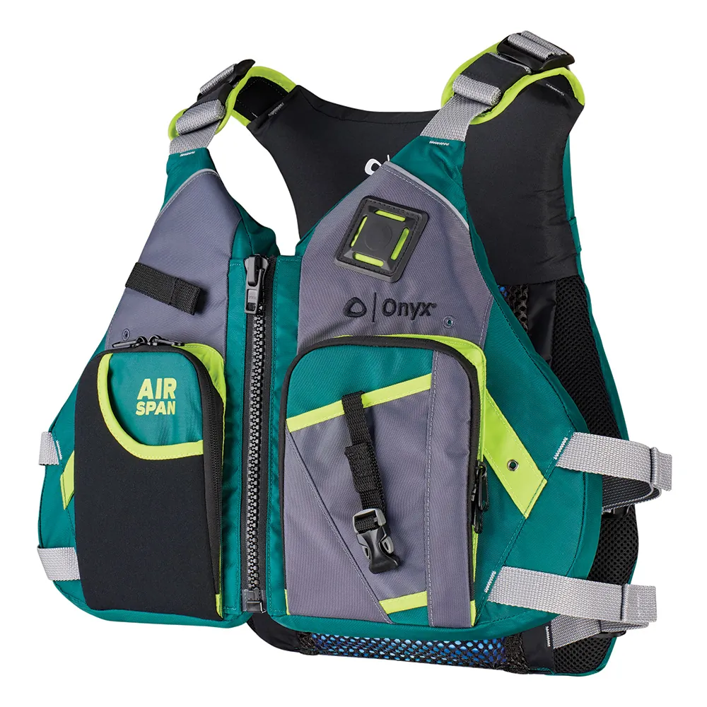 Onyx Outdoor 123200-400-020-23 - Onyx Airspan Angler Life Jacket - XSSM - Green
