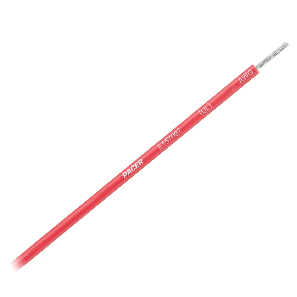 Pacer Group WUL16RD-25 — Pacer 16 AWG Red Marine Wire - 25 Feet