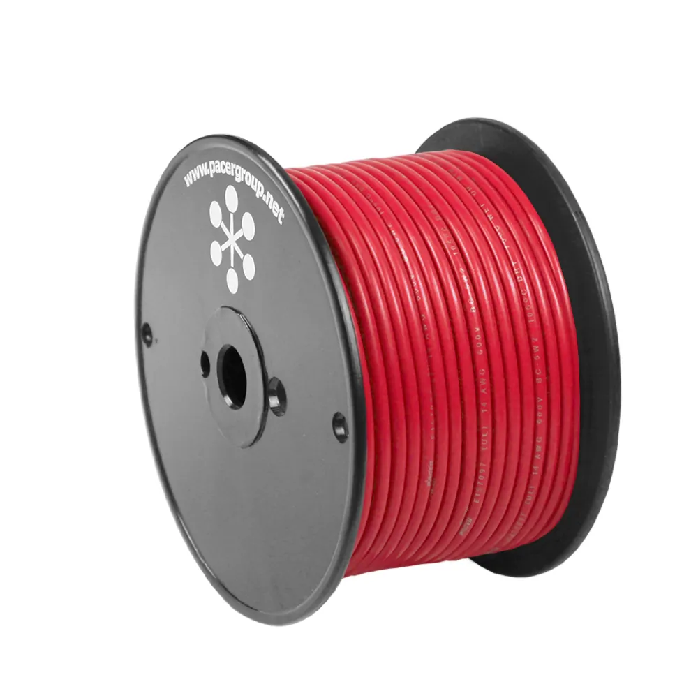 Pacer Group WUL14RD-100 — Pacer 14 AWG Flexible Marine Wire - 100 Feet - Red