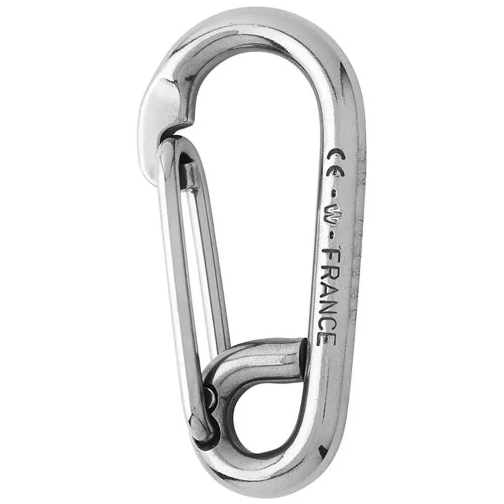 Wichard Marine 02317 - Wichard Stainless Steel Symmetric Carabiner Hook - 120mm