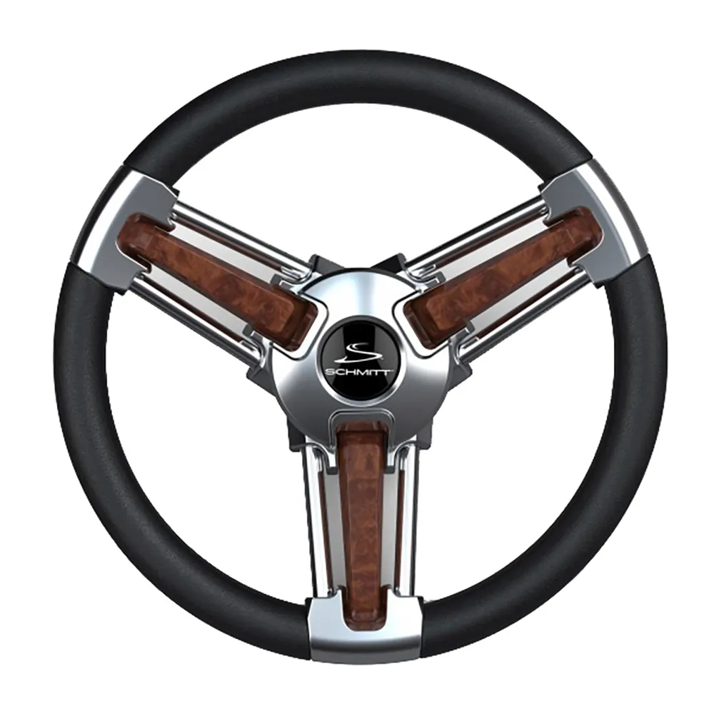 Schmitt & Ongaro Marine PU105111-04R — Schmitt & Ongaro Burano 14" Wheel with Tapered Shaft