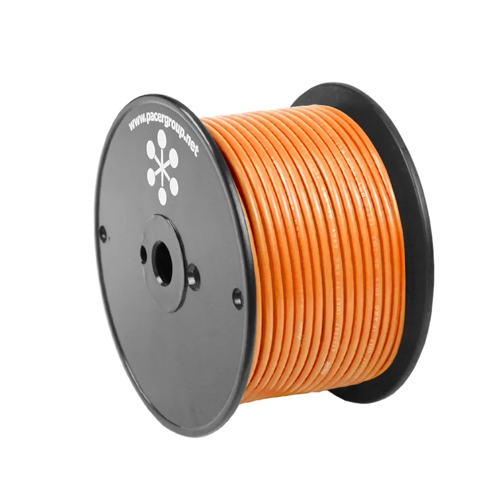 Pacer Group WUL14OR-100 — Pacer 14 AWG Marine Wire - Orange - 100 Feet
