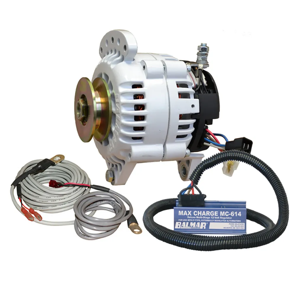 Balmar 60-YP-MC-100-SV — 100 AMP 12V Alternator Kit with Regulator & Temp Sensor
