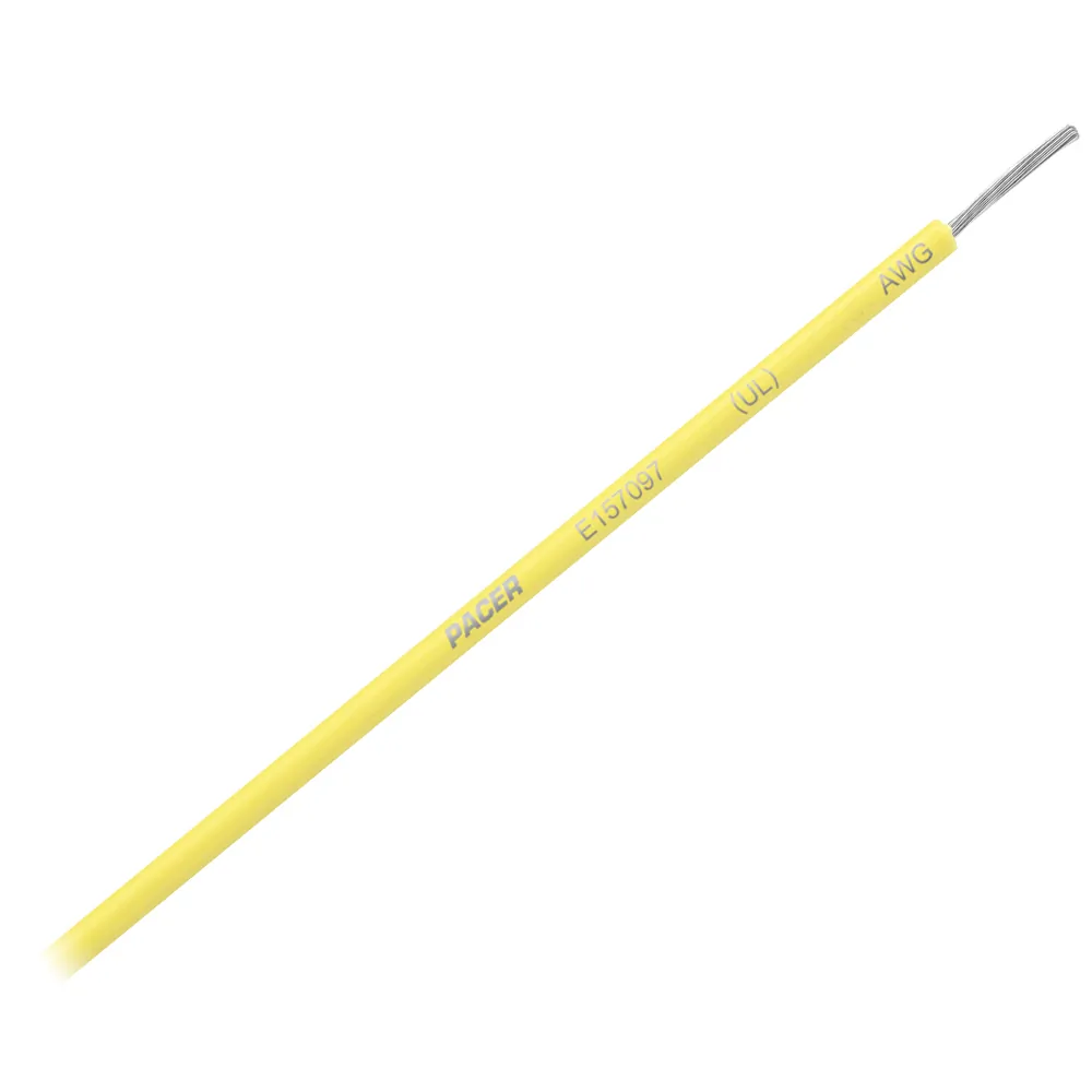 Pacer Group WUL14YL-25 — 25' Yellow 14 AWG Marine Primary Wire