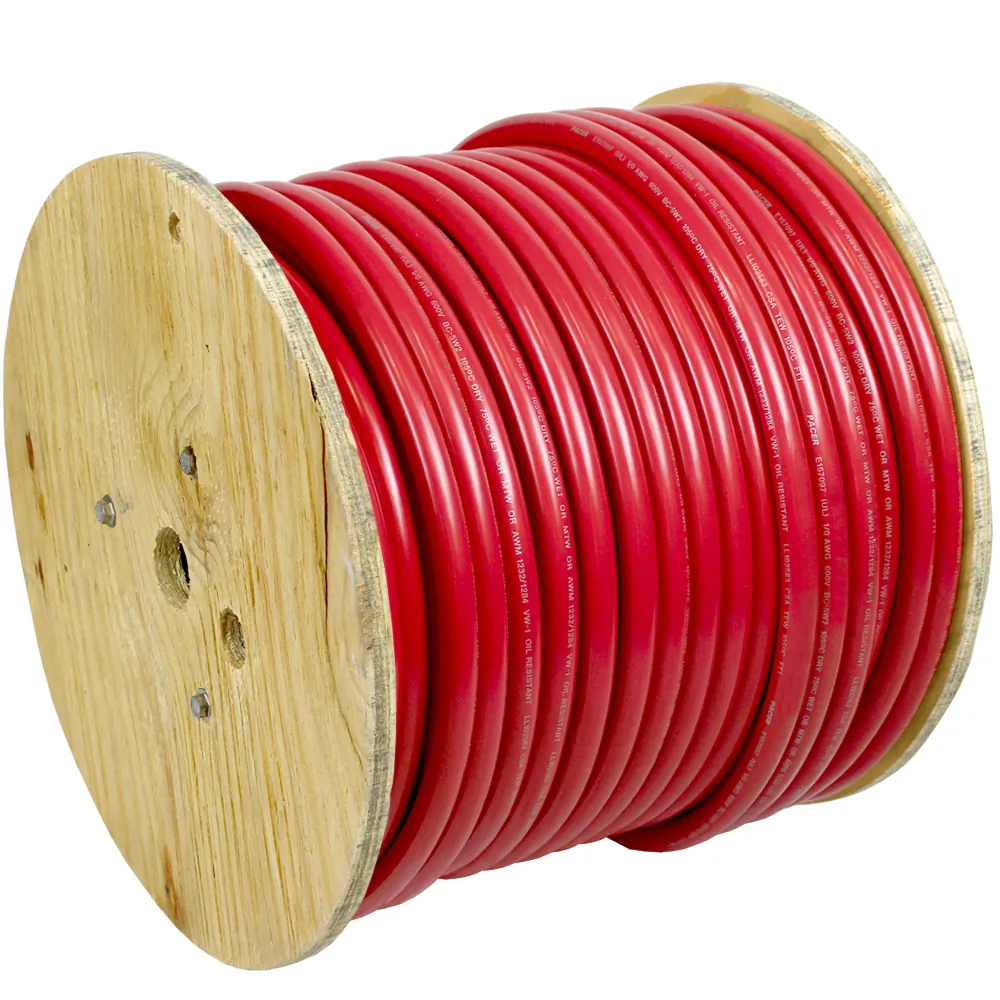Pacer Group WUL6RD-250 — Pacer 6 AWG Marine Battery Cable - 250 Feet - Red