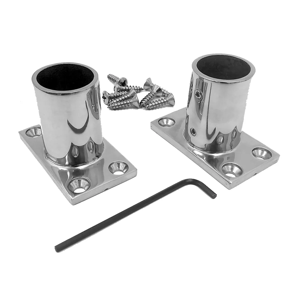 NavPod SS125-REC-KIT - NavPod Stainless Steel Feet f1.25&Prime; Diameter AngleGuard