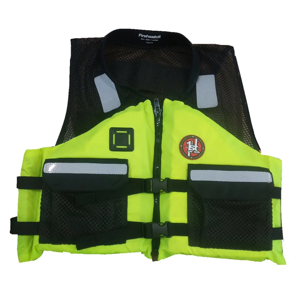First Watch AV-5001-HV-2XL/3XL - Hi-Vis Yellow AV-5001 Crew Vest - Size 2XL3XL