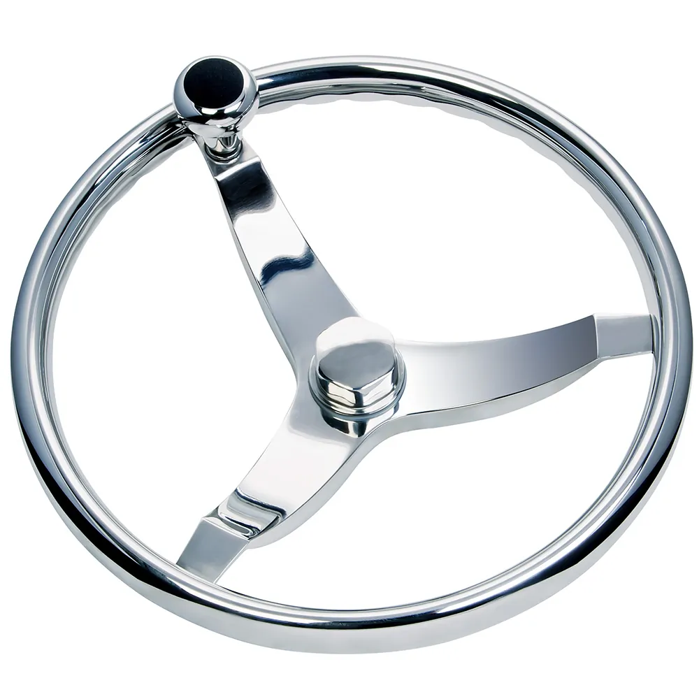 Schmitt & Ongaro Marine 7141321FGK-R — Schmitt & Ongaro Marine 7141321FGK-R 13.5" Stainless Steel Wheel
