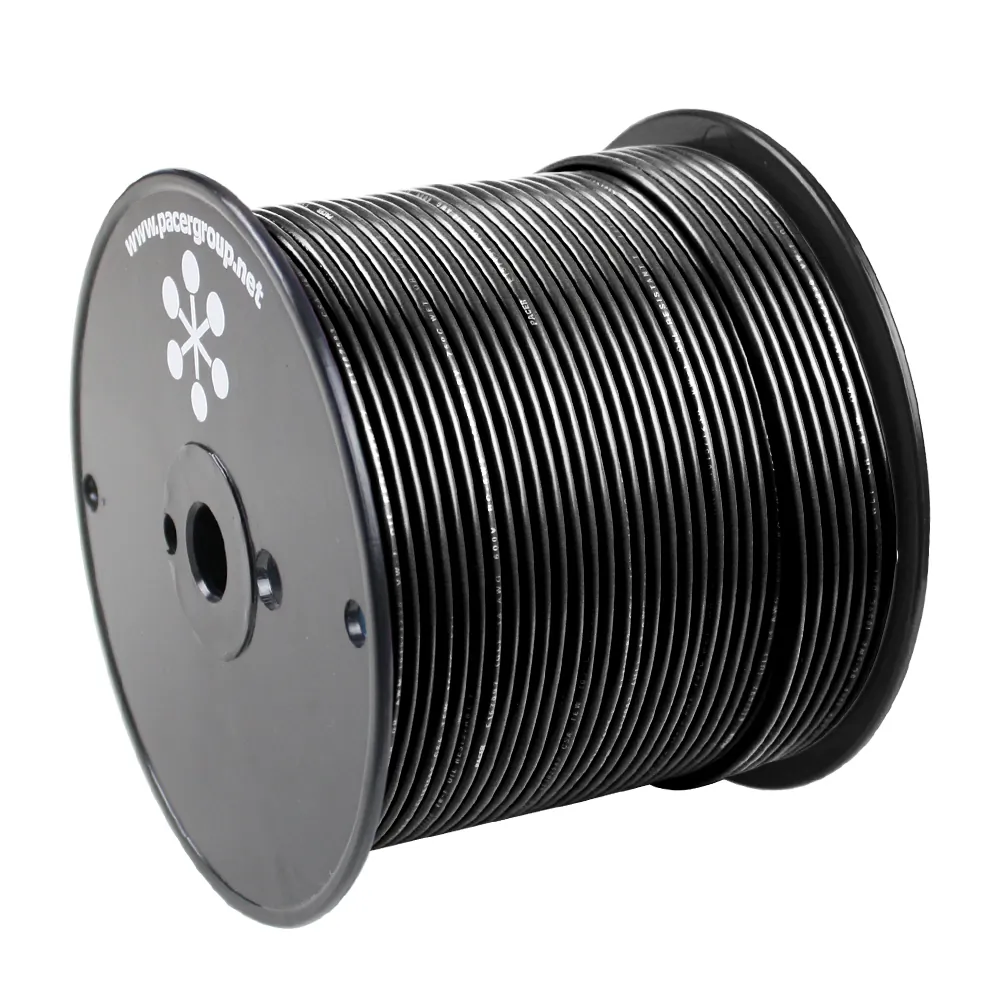Pacer Group WUL14BK-500 — 500' Black 14 AWG Marine Primary Wire