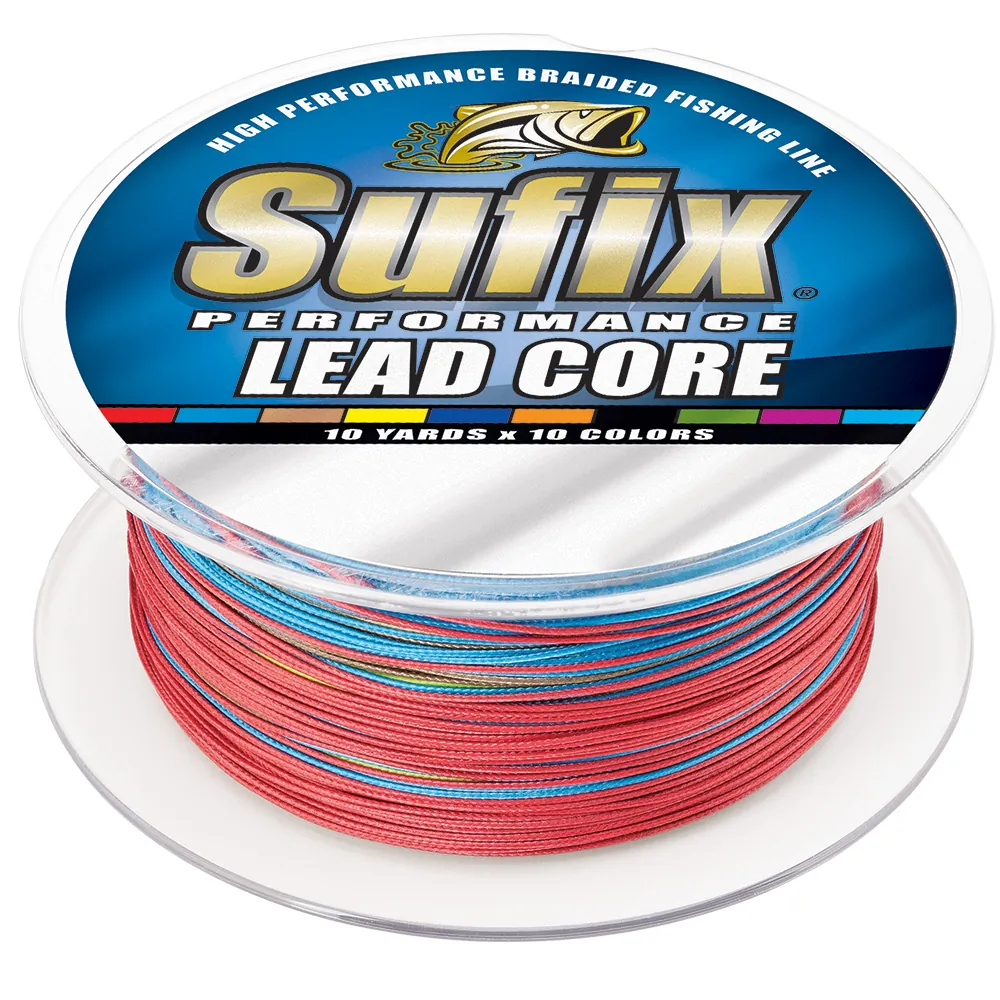 Sufix 668-227MC - Sufix 27lb Lead Core - 10-Color Metered Fishing Line - 200 y